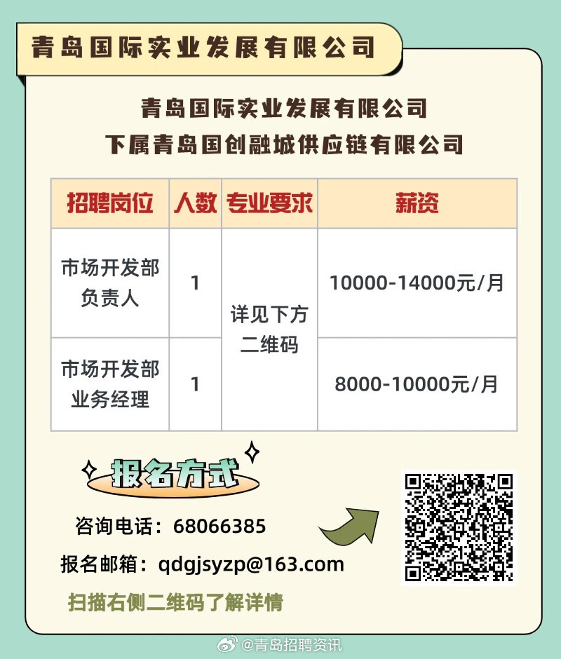青岛护工最新招聘信息✨